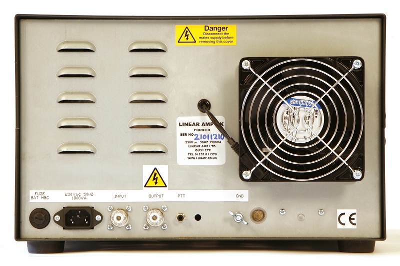 Linear Amp Pioneer Rear View Linear Amp Pioneer Rear View