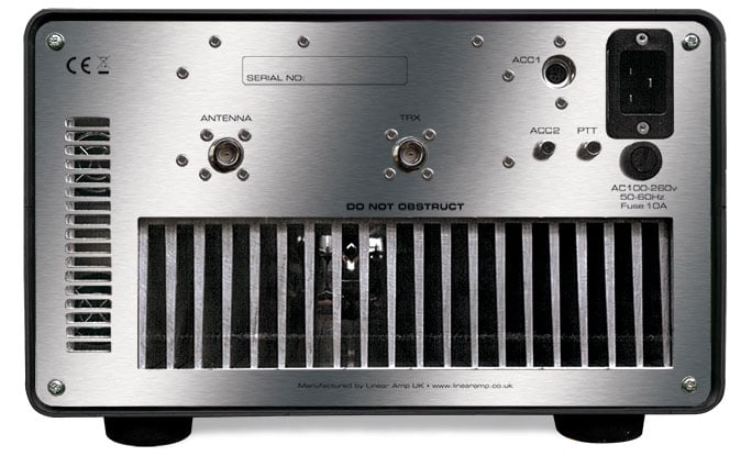 Linear Amp 1.2K 144Mhz 1200W Linear Amplifier Rear View